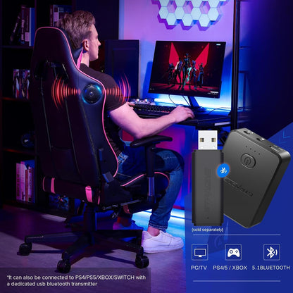 GTRAcing Gaming Chair with Bluetooth Speakers