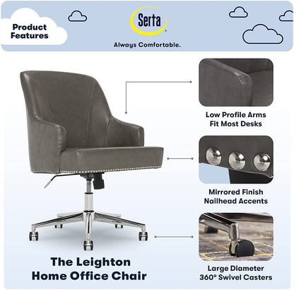 Serta Memory Foam Office Chair with Adjustable Height