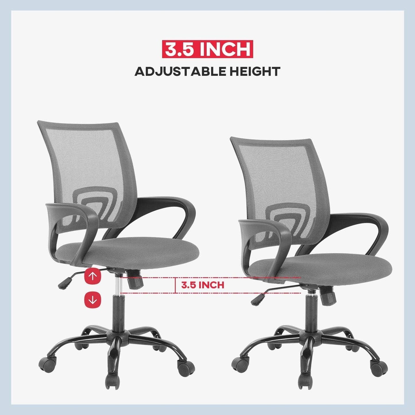 Office Chair Ergonomic Cheap Desk Chair Mesh Computer Chair Lumbar