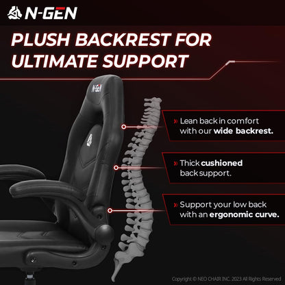 N-GEN Video Gaming Computer Chair Ergonomic Office Chair Desk Chair