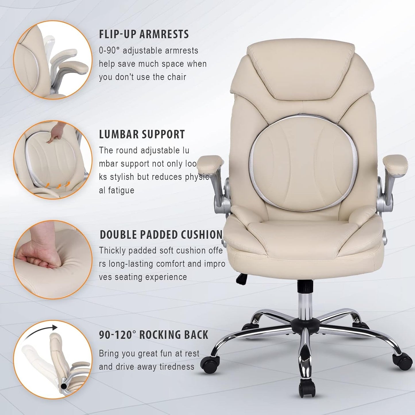 Modern Executive Office Chairs with Lumbar Support