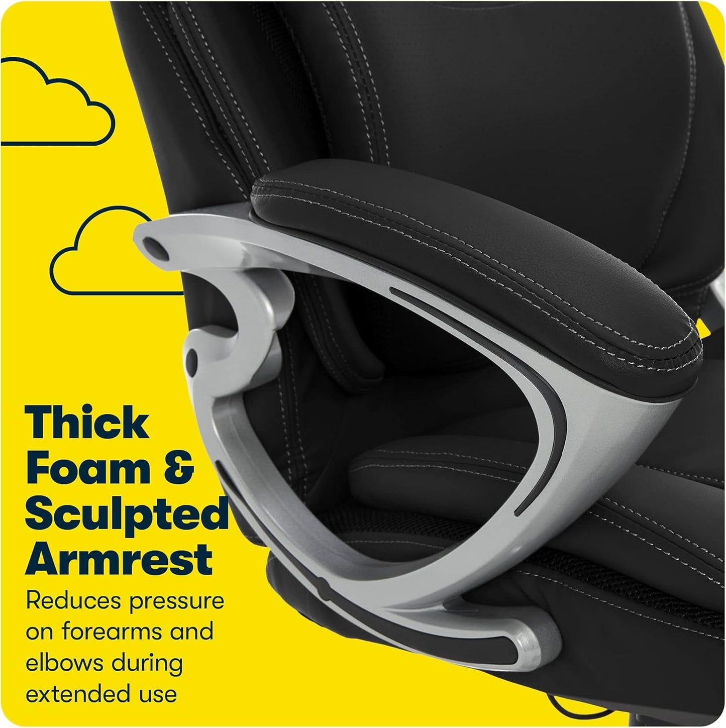 Serta Bryce Executive Office Chair, Ergonomic Computer Deskchair with