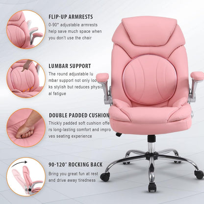 Ergonomic Executive Office Chairs with Adjustable Lumbar Support
