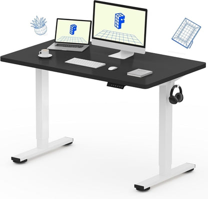EN1 One Piece Standing Desk, 48 X 24 Inch Desktop Electric Adjustable