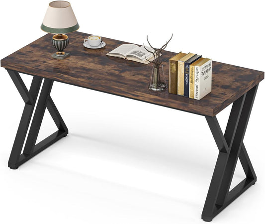55 Inch Large Simple Industrial Computer Desk Study Writing Table Home