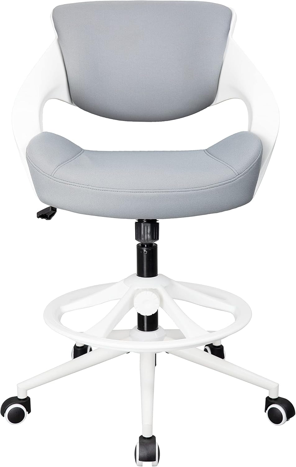 Ergonomic Drafting Chair,Standing Computer Desk Chair,Foot Ring,Lumbar