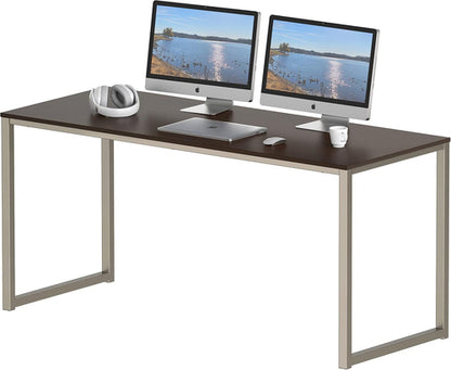 Home Office 55-Inch Computer Desk, 24" Deep, Espresso