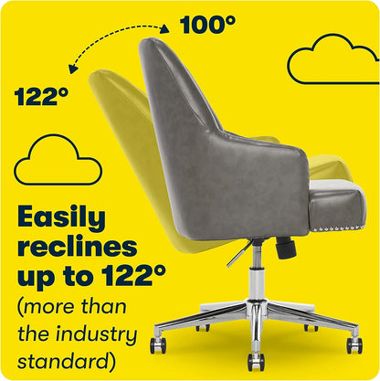 Serta Memory Foam Office Chair with Adjustable Height