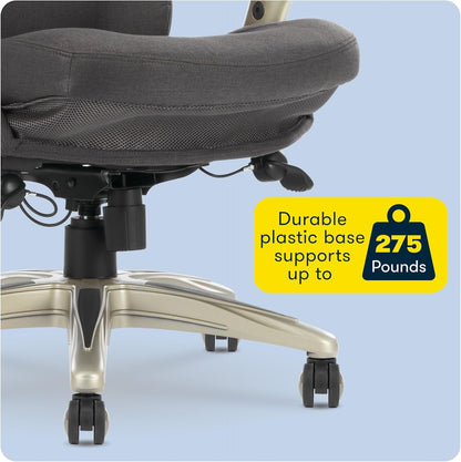 Serta Claremont Ergonomic Executive Office Chair with Back in Motion