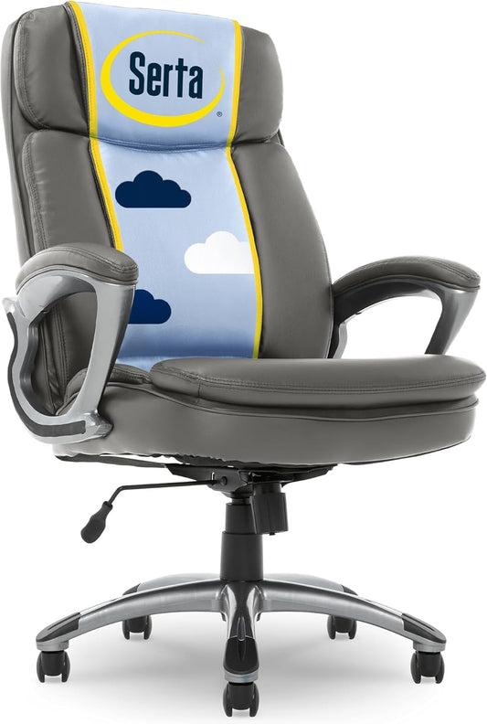 Serta Fairbanks Big and Tall High Back Executive Office Chair, Ergonomic