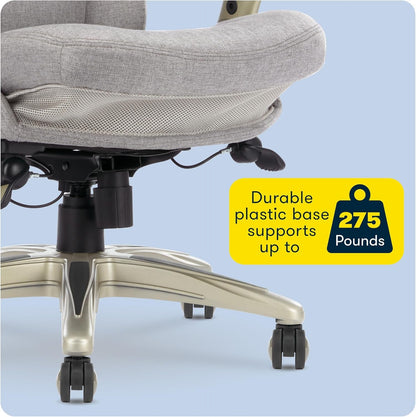 Ergonomic Executive Office Chair Motion Technology Adjustable Mid Back