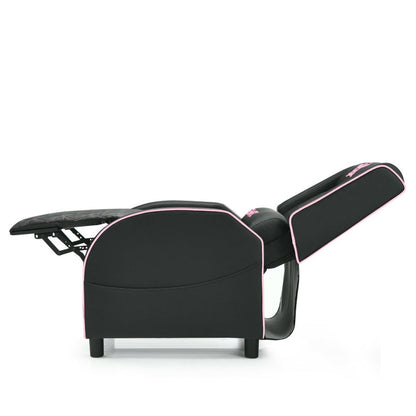 6YMAX Massage Gaming Recliner Chair with Headrest and Adjustable Backrest