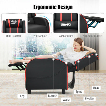 6YMAX Massage Gaming Recliner