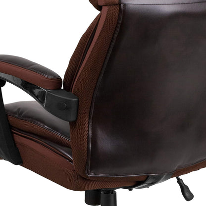 Hercules Series High-Back Swivel Leathersoft Office Chair, Ergonomic