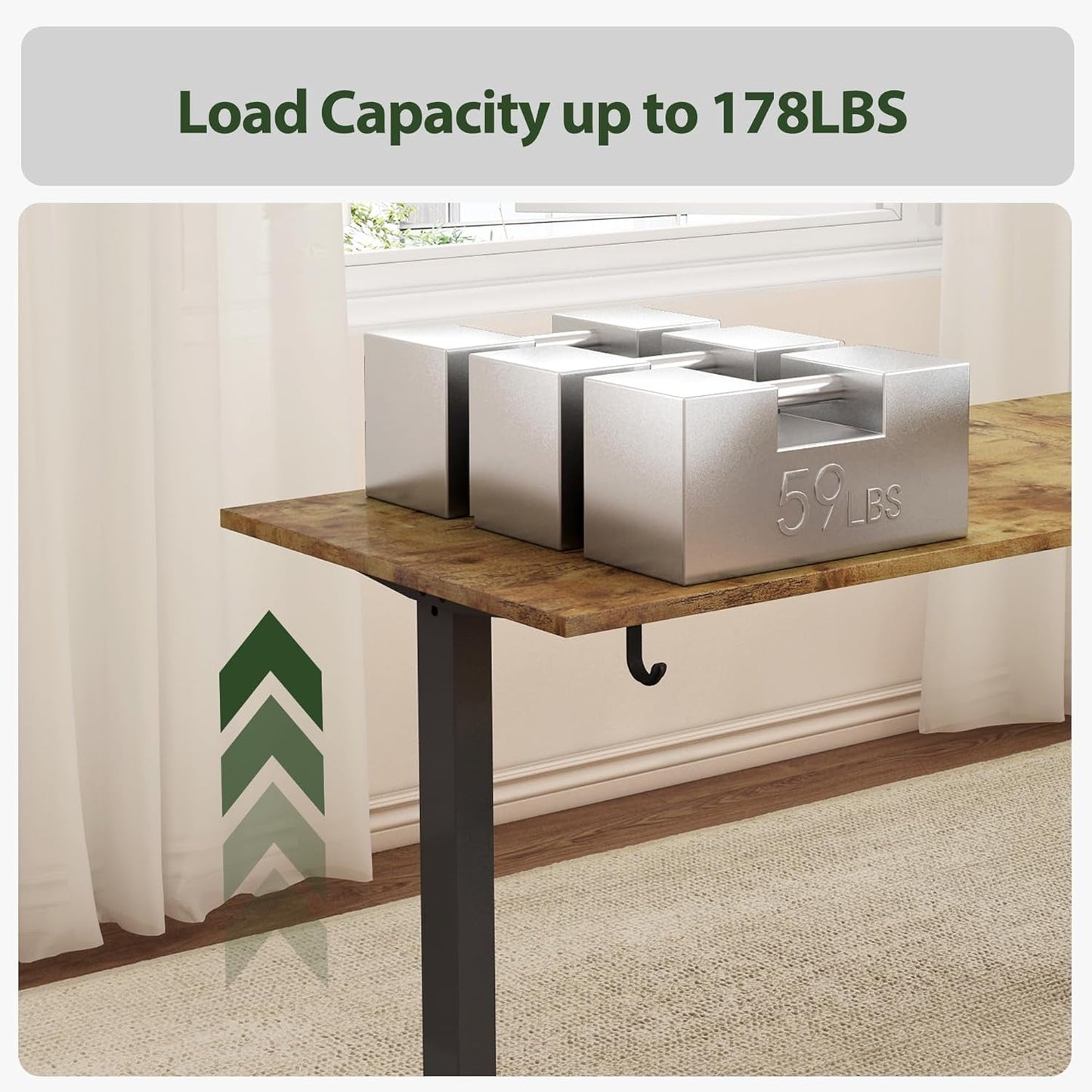 L Shaped Standing Desk Adjustable Height, Electric Corner Standing