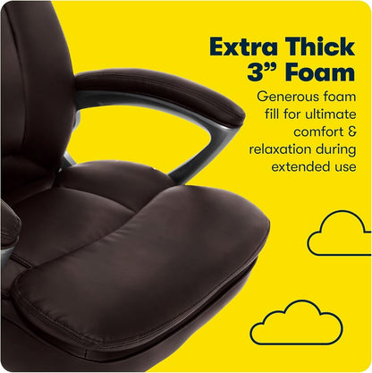 Serta Fairbanks Big and Tall High Back Executive Office Chair, Ergonomic