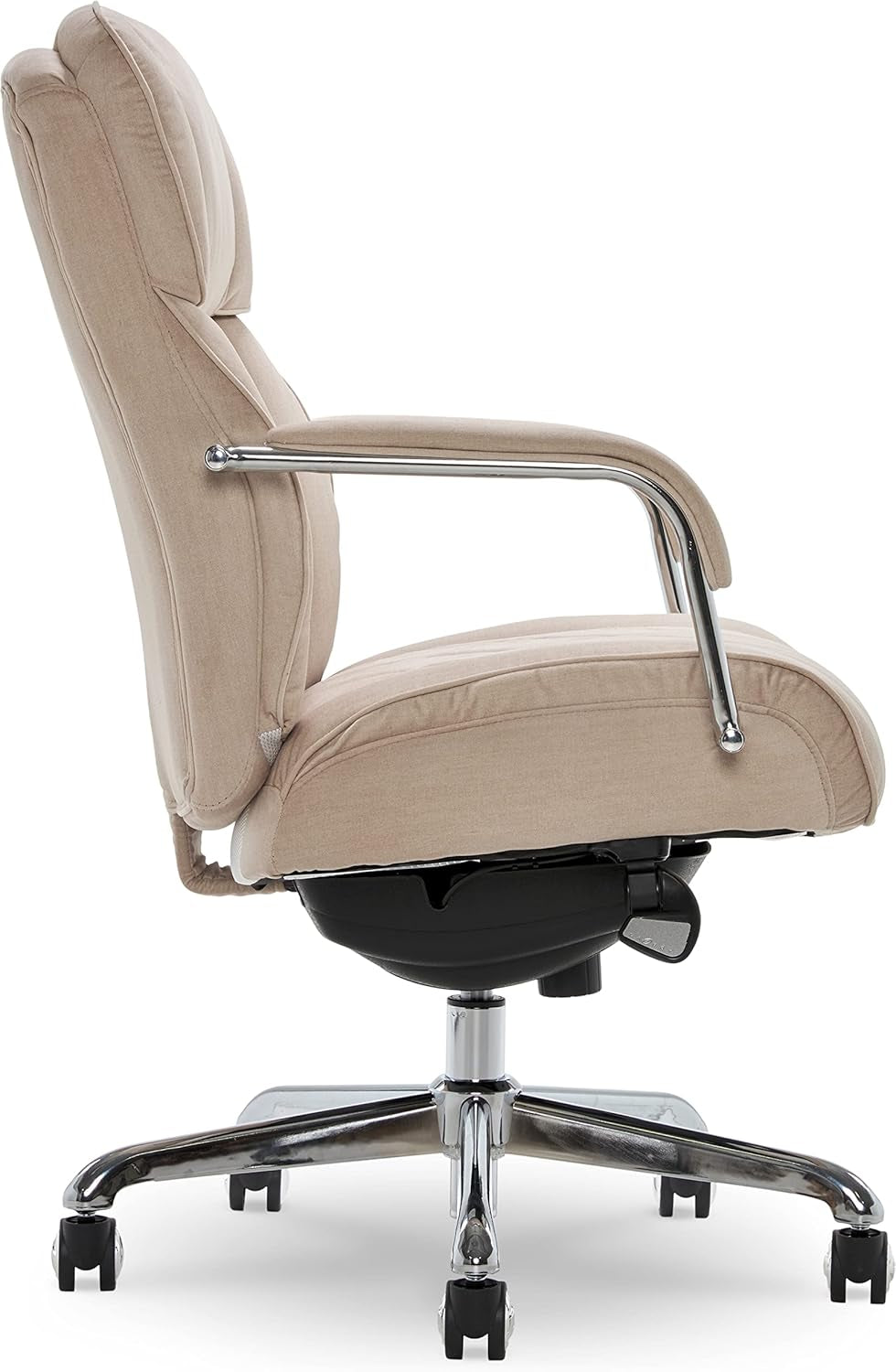 Sutherland Quilted Leather Executive Office Chair with Padded Arms,