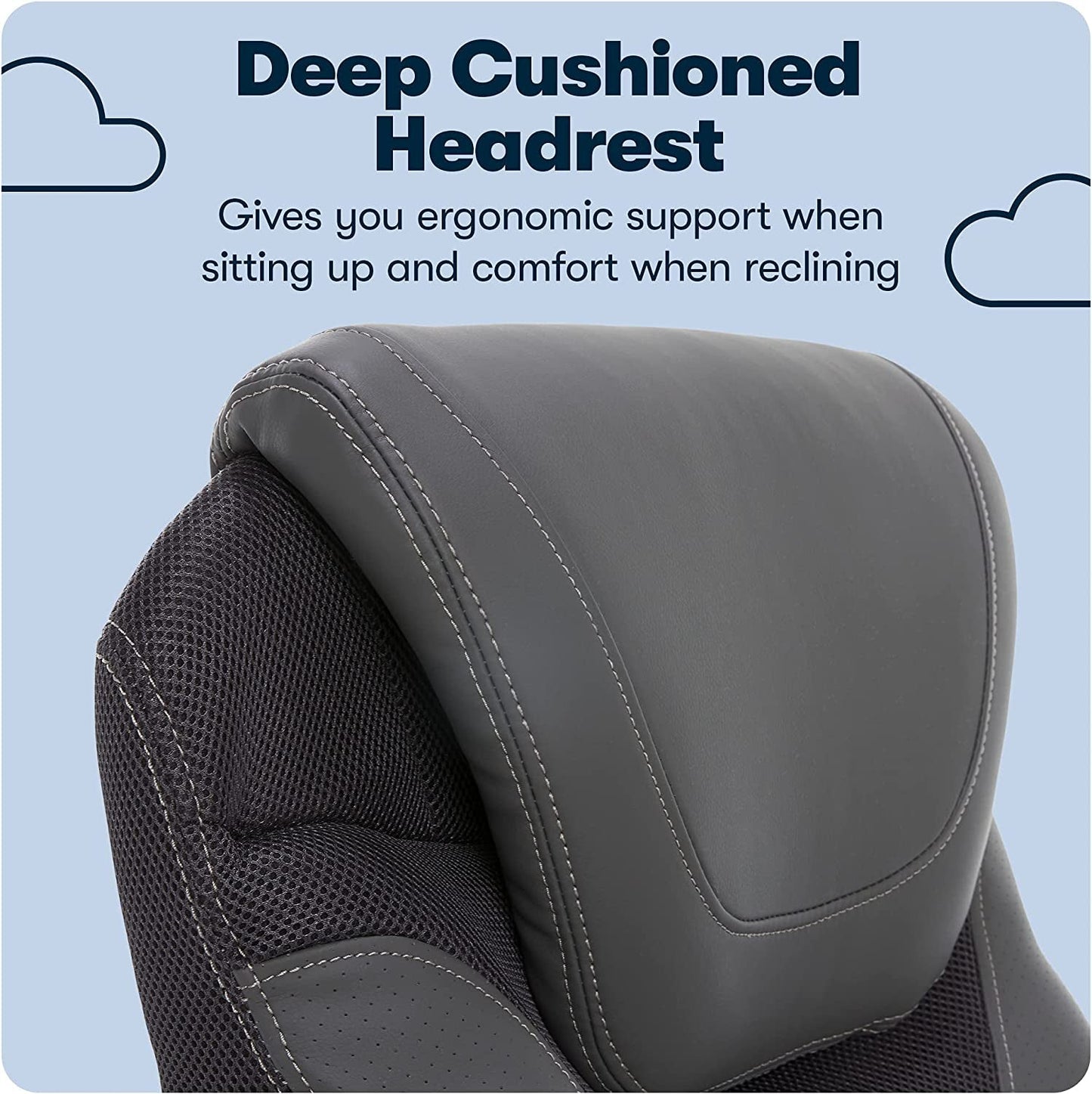 Serta Ergonomic High-Back Executive Chair for Health and Wellness