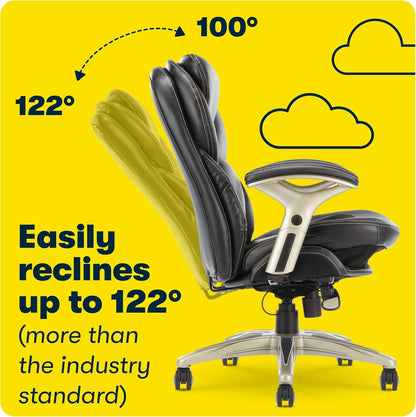 Serta Claremont Ergonomic Executive Office Chair with Back in Motion