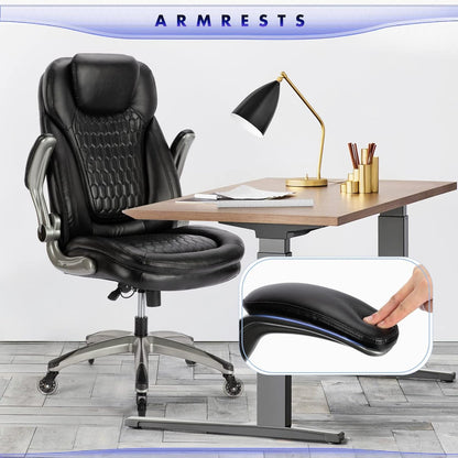 COLAMY Executive Office Chair-Ergonomic Computer Desk Chair, High Back