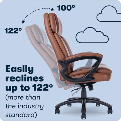 Serta Fairbanks Big and Tall High Back Executive Office Chair, Ergonomic