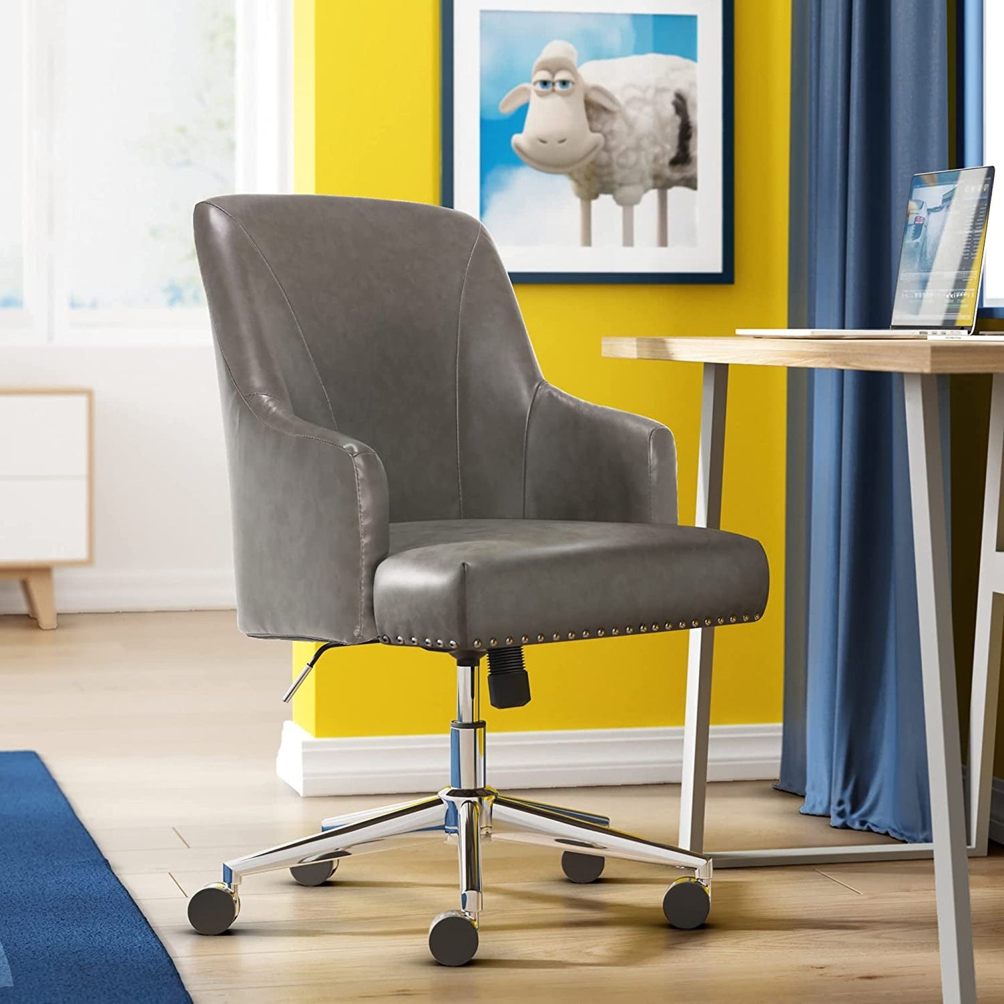Serta Memory Foam Office Chair with Adjustable Height