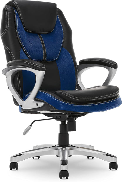 Serta Executive Office Padded Arms, Adjustable Ergonomic Gaming Desk Chair