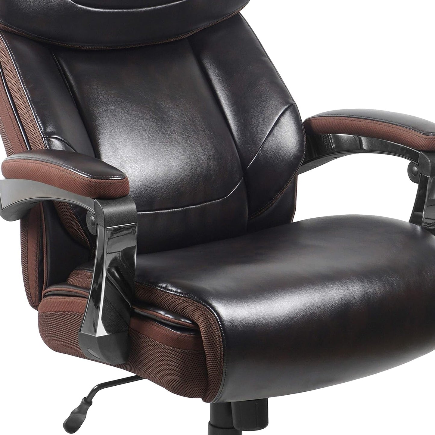 Hercules Series High-Back Swivel Leathersoft Office Chair, Ergonomic