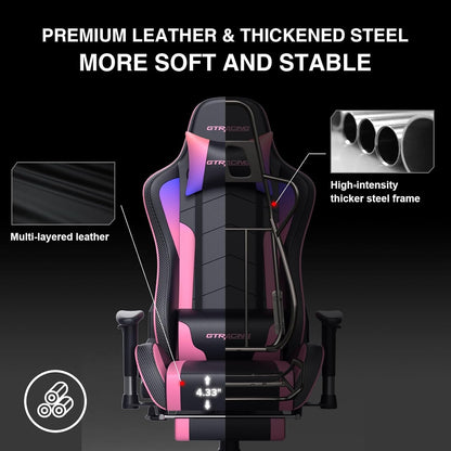GTRAcing Gaming Chair with Bluetooth Speakers