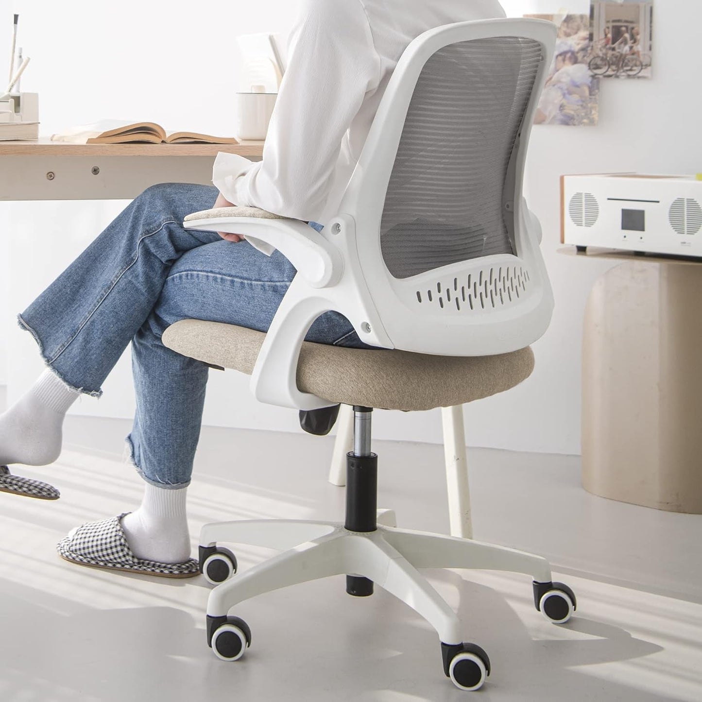 Office Desk Computer Gaming Chair with Ergonomic Lumbar Back Support