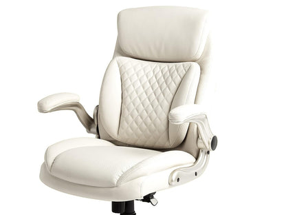 Ergonomic Desk Office Chair, Flip-Up Armrests, Adjustable Height,
