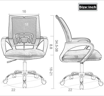 Office Chair Ergonomic Cheap Desk Chair Mesh Computer Chair Lumbar