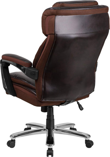 Hercules Series High-Back Swivel Leathersoft Office Chair, Ergonomic