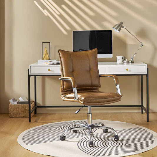 Faux Leather Home Office Chair