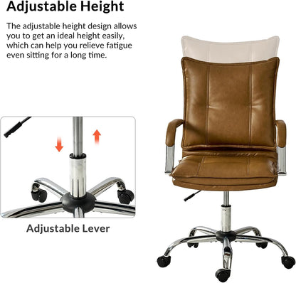 Faux Leather Home Office Chair