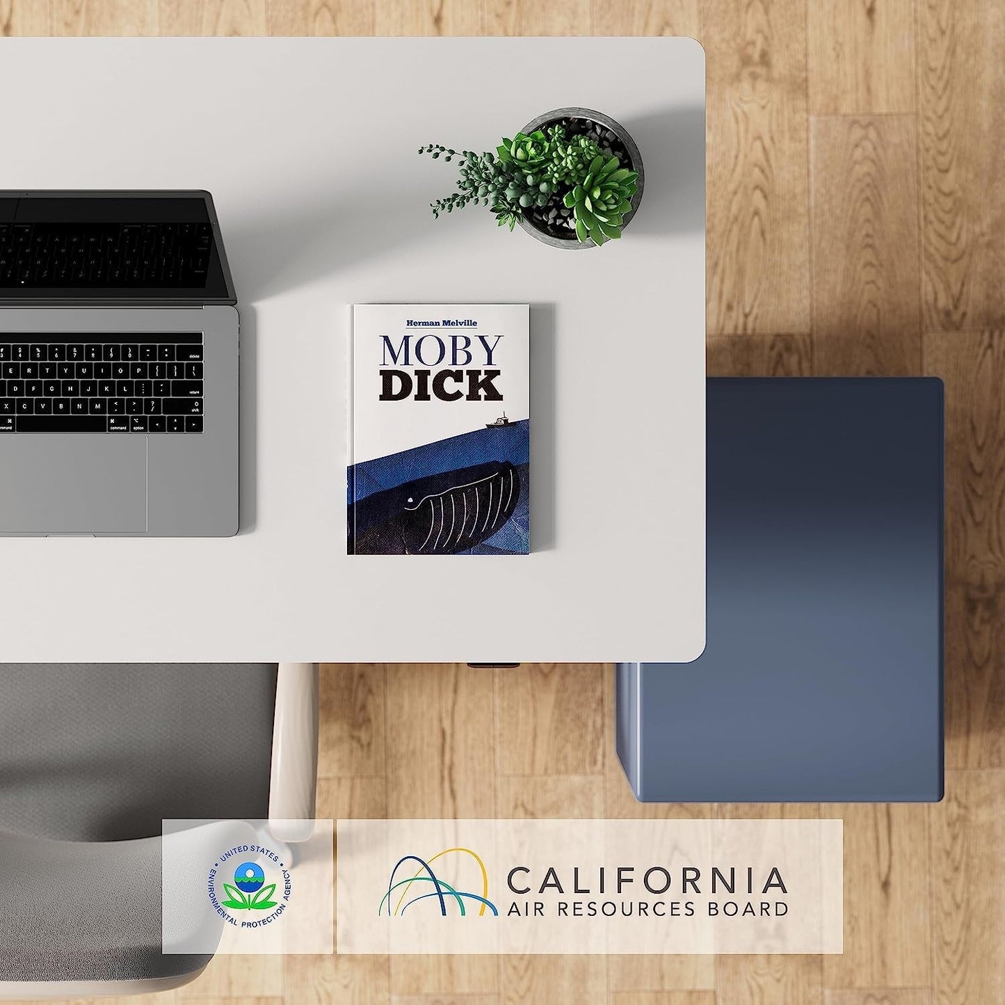 EN1 Whole-Piece White Standing Desk 48 X 24 Inches Desk Board Electric