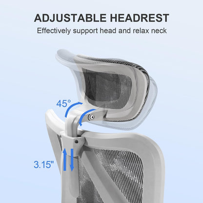 M57 Ergonomic Office Chair with 3 Way Armrests Lumbar Support and