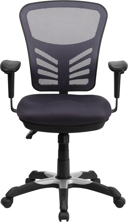 Nicholas Mid-Back Swivel Office and Gaming Chair, Ergonomic Mesh