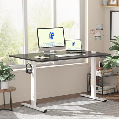 EN1 One Piece Standing Desk, 48 X 24 Inch Desktop Electric Adjustable