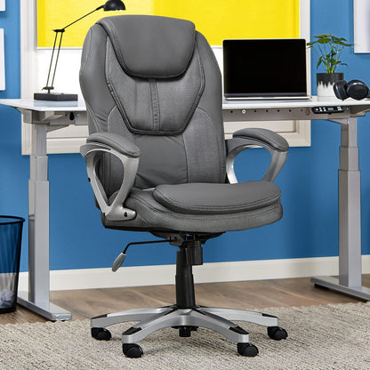 Serta Executive Office Padded Arms, Adjustable Ergonomic Gaming Desk Chair