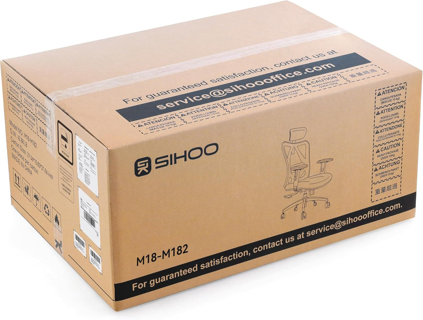 Sihoo M18 Ergonomic Office Chair, Computer Desk Chair with Adjustable